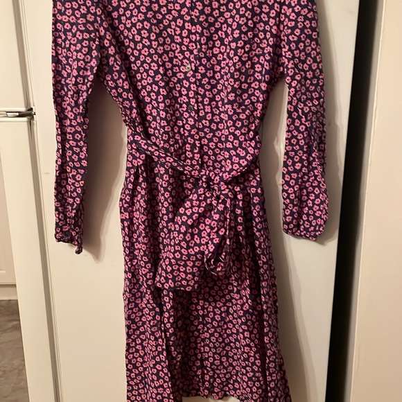 The Teen Space XL Floral Purple Shirt Dress - Picture 4 of 6